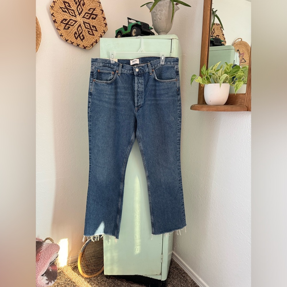 Agolde Relaxed Boot Mid Rise Sphere Jeans, Size 32, New With Tags
